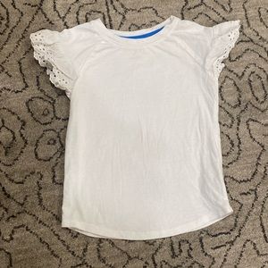 Cat and Jack White Cap Sleeve Tee
